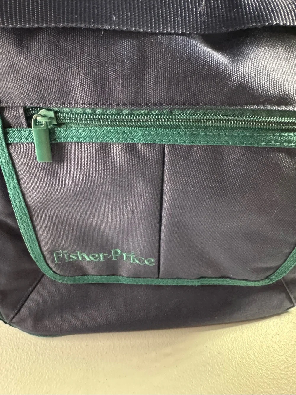 Fisher-Price Navy and Teal Shoulder Baby Bag
